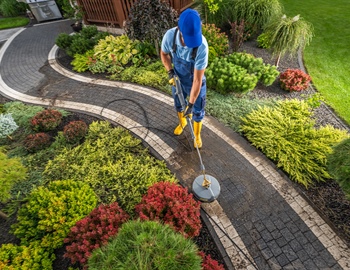 How Exterior Cleaning Improves Slip Resistance on Walkways and Patios